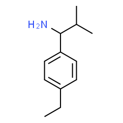 1-(4-ETHYLPHENYL)-2-METHYLPROPAN-1-AMINE Structure