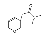 2-(r)-3,6-二氢-2H-吡喃-3-基-N,N-二甲基乙酰胺结构式
