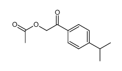 2-(4-isopropylphenyl)-2-oxoethyl acetate结构式