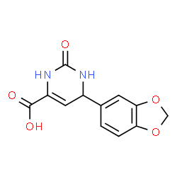 6-(1,3-Benzodioxol-5-yl)-2-oxo-1,2,3,6-tetrahydro-4-pyrimidinecarboxylic acid图片