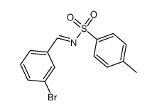 (E)-N-(3-bromobenzylidene)-4-methylbenzenesulfonamide结构式