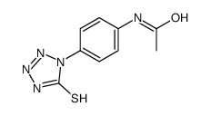 N-[4-(5-sulfanylidene-2H-tetrazol-1-yl)phenyl]acetamide Structure