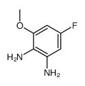 1,2-Benzenediamine,5-fluoro-3-methoxy-结构式