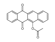 (6,11-dioxotetracen-5-yl) acetate Structure