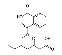 单(5-羧基-2-乙基-4-氧戊基)邻苯二甲酸酯结构式