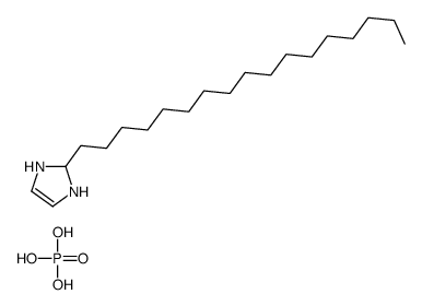 2-heptadecyl-2,3-dihydro-1H-imidazole,phosphoric acid Structure
