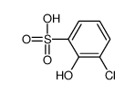 3-chloro-2-hydroxybenzenesulfonic acid Structure