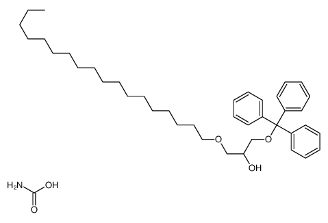 carbamic acid,1-octadecoxy-3-trityloxypropan-2-ol结构式