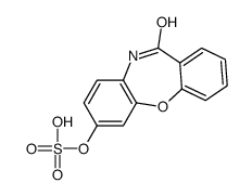 7-(Sulfooxy)dibenz[b,f][1,4]oxazepin-11(10H)-one结构式