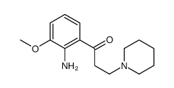 1-(2-amino-3-methoxyphenyl)-3-piperidin-1-ylpropan-1-one Structure