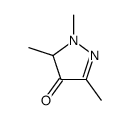 2,3,5-trimethyl-3H-pyrazol-4-one Structure