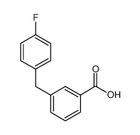 3-(4-Fluoro-Benzyl)-Benzoic Acid Structure