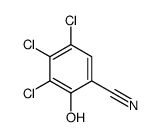 3,4,5-trichloro-2-hydroxybenzonitrile Structure