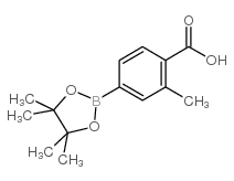 2-Methyl-4-(4,4,5,5-tetramethyl-1,3,2-dioxaborolan-2-yl)benzoic acid Structure