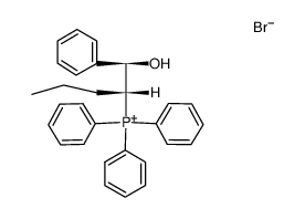 threo-(1-hydroxy-1-phenyl-2-pentyl)triphenylphosphonium bromide结构式