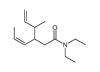 3-but-3-en-2-yl-N,N-diethylhex-4-enamide结构式