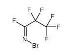N-bromo-2,2,3,3,3-pentafluoropropanimidoyl fluoride结构式
