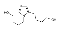 4-[3-(4-hydroxybutyl)imidazol-4-yl]butan-1-ol结构式