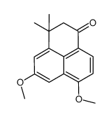 5,7-dimethoxy-3,3-dimethyl-2H-phenalen-1-one结构式