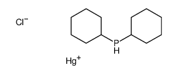 chloromercury,dicyclohexylphosphane结构式