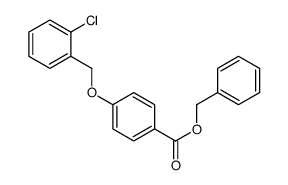 benzyl 4-[(2-chlorophenyl)methoxy]benzoate Structure