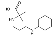 2-[3-(cyclohexylamino)propylamino]-2-methylpropanoic acid结构式