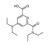 4-(diethylamino)-6-(diethylcarbamoyl)pyridine-2-carboxylic acid结构式