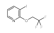 3-碘-2-(2,2,2-三氟乙氧基)吡啶结构式