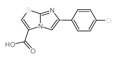 6-(4-Chlorophenyl)imidazo[2,1-b][1,3]thiazole-3-carboxylic acid Structure