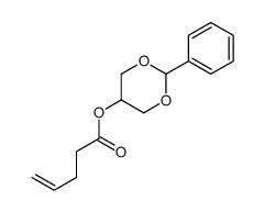 (2-phenyl-1,3-dioxan-5-yl) pent-4-enoate Structure