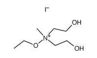Ethoxy-bis(2-hydroxyethyl)methylammonium Structure