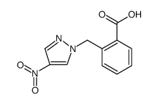 Benzoic acid, 2-[(4-nitro-1H-pyrazol-1-yl)methyl]结构式