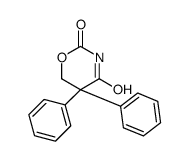 5,5-diphenyl-1,3-oxazinane-2,4-dione结构式