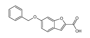 6-benzyloxy-benzofuran-2-carboxylic acid Structure