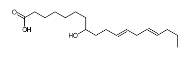 8-hydroxyoctadeca-11,14-dienoic acid结构式