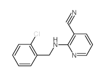 2-[(2-Chlorobenzyl)amino]nicotinonitrile结构式