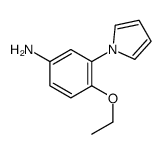 4-Ethoxy-3-(1H-pyrrol-1-yl)aniline结构式