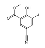Methyl 5-cyano-2-hydroxy-3-iodobenzoate Structure