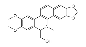 (2,3-dimethoxy-12-methyl-13H-[1,3]benzodioxolo[5,6-c]phenanthridin-13-yl)methanol结构式