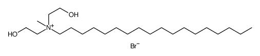 1-Octadecanaminium, N,N-bis(2-hydroxyethyl)-N-methyl-, bromide Structure