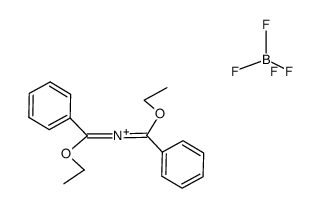 1,3-Diethoxy-1,3-diphenyl-2-azapropenylium tetrafluoroborate结构式
