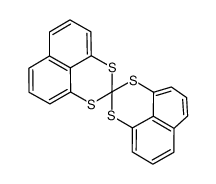2,2'-Spirobi[naphtho[1,8-de]-1,3-dithiin结构式