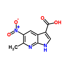 6-METHYL-5-NITRO-7-AZAINDOLE-3-CARBOXYLIC ACID picture