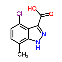 4-Chloro-7-methyl-1H-indazole-3-carboxylic acid图片