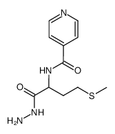 N-isonicotinoyl-DL-methionine-hydrazide Structure