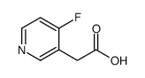 2-(4-fluoropyridin-3-yl)acetic acid Structure