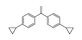 1.1-Bis-<4-cyclopropyl-phenyl>-aethylen Structure