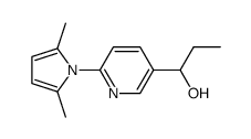 1-[6-(2,5-Dimethylpyrrol-1-yl)-pyridin-3-yl]propan-1-ol结构式