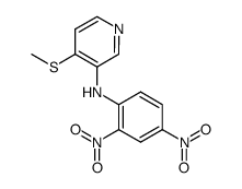 3-(2,4-dinitro-anilino)-4-methylsulfanyl-pyridine结构式