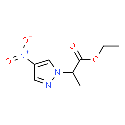 2-(4-NITRO-PYRAZOL-1-YL)-PROPIONIC ACID ETHYL ESTER structure